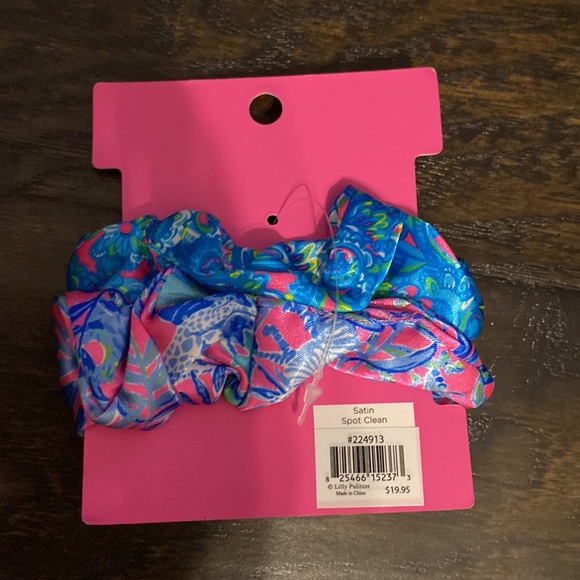 NWT Lilly Pulitzer Scrunchie Set of 2 - Picture 2 of 2